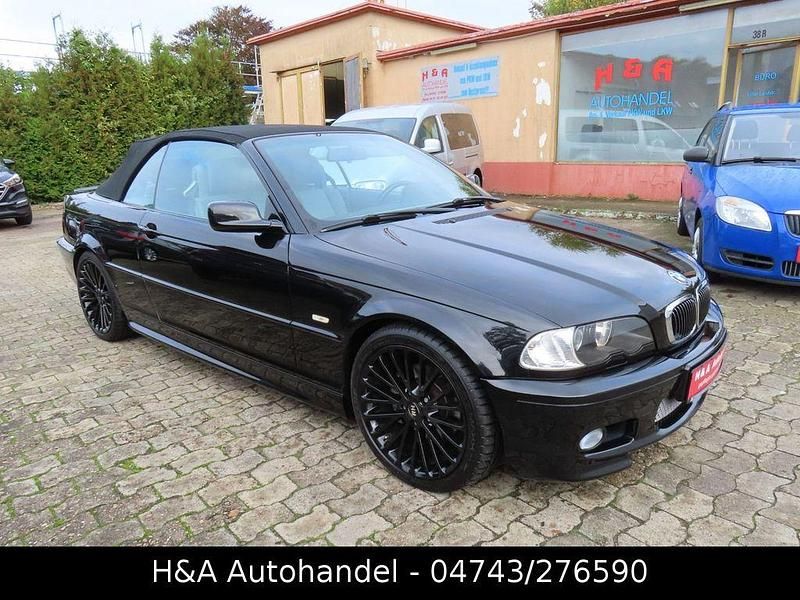 Gebraucht BMW 320 Cabriolet Sport Line 170 PS (125 kW) 2002 Schwarz Cabrio