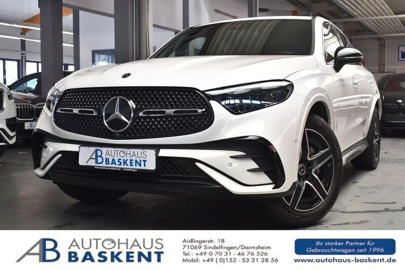 Weiß Gebraucht 2023 Mercedes GLC220 AMG line Coupé | 58.990 € (Fairer Preis) - Bild 1/4