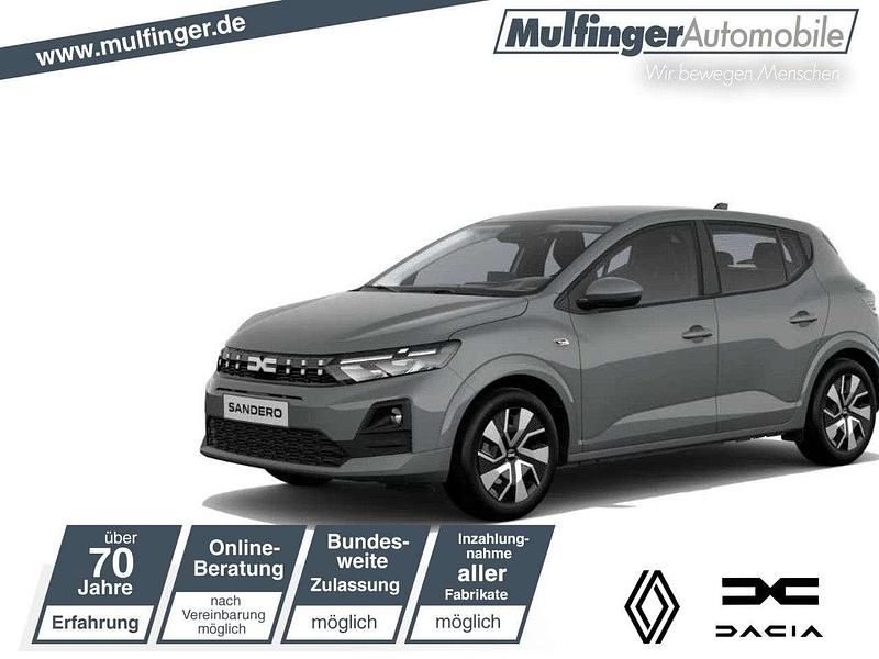 Neu Dacia Sandero Expression 101 PS (74 kW) 2025 Schiefergrau (grau) Kleinwagen