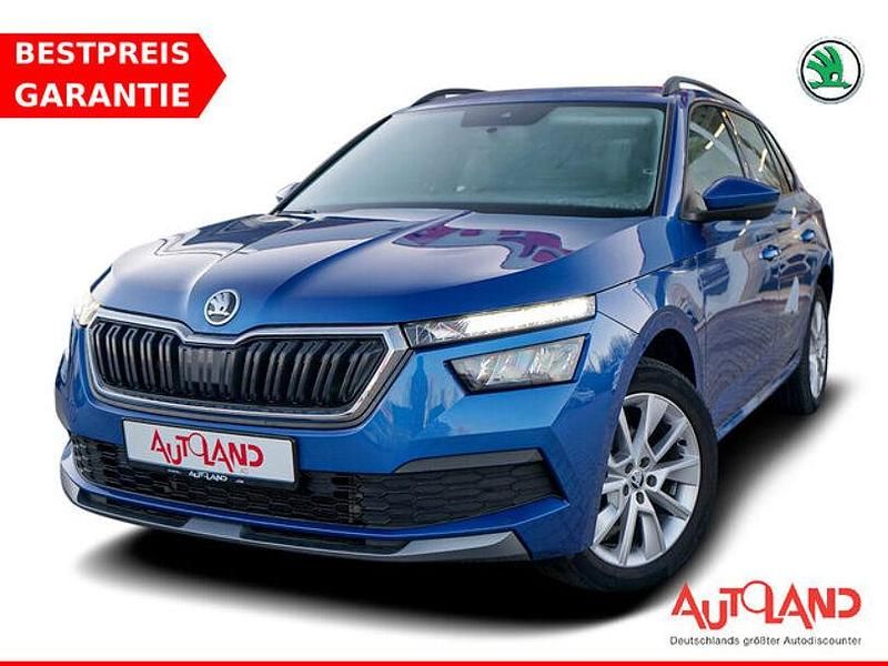 Blau Gebraucht 2020 Skoda Kamiq Ambition SUV | 20.950 € (Teuer) - Bild 1/4