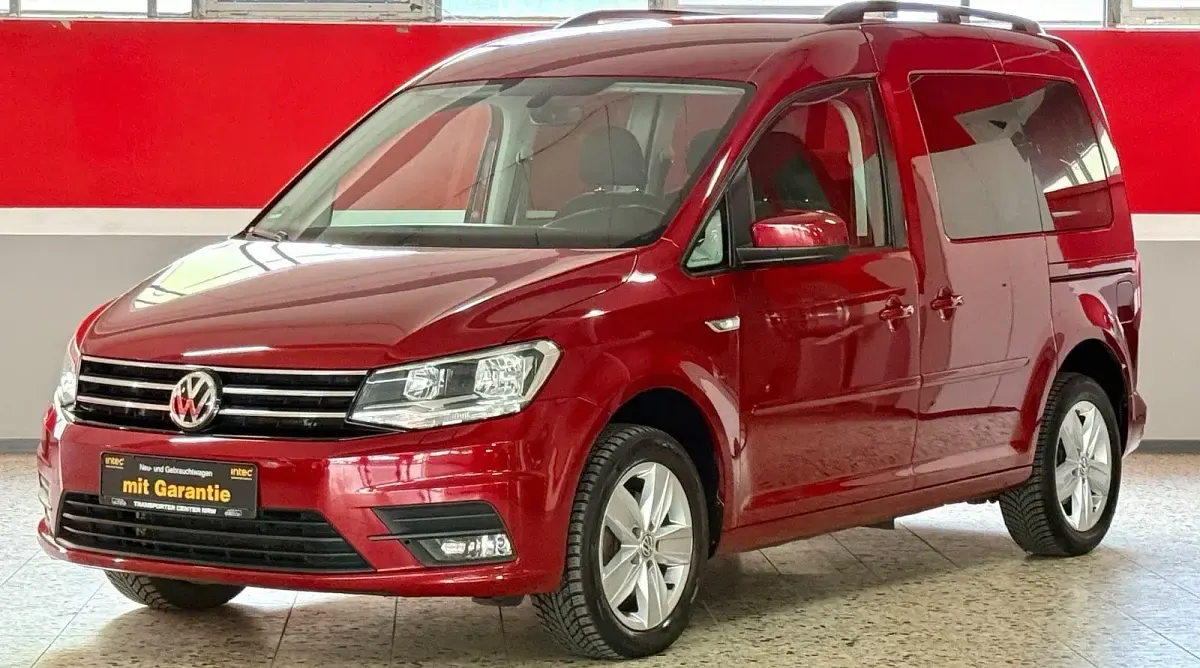 Gebraucht VW Caddy 102 PS (75 kW) 2016 Rot Van / Kleinbus