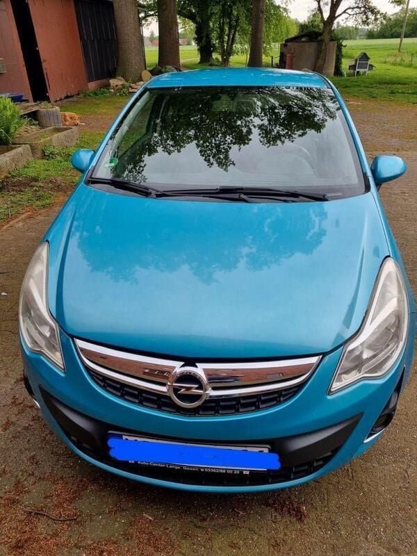 Blau Gebraucht 2011 Opel Corsa Color Edition Kleinwagen | 3.150 € (Fairer Preis) - Bild 1/4