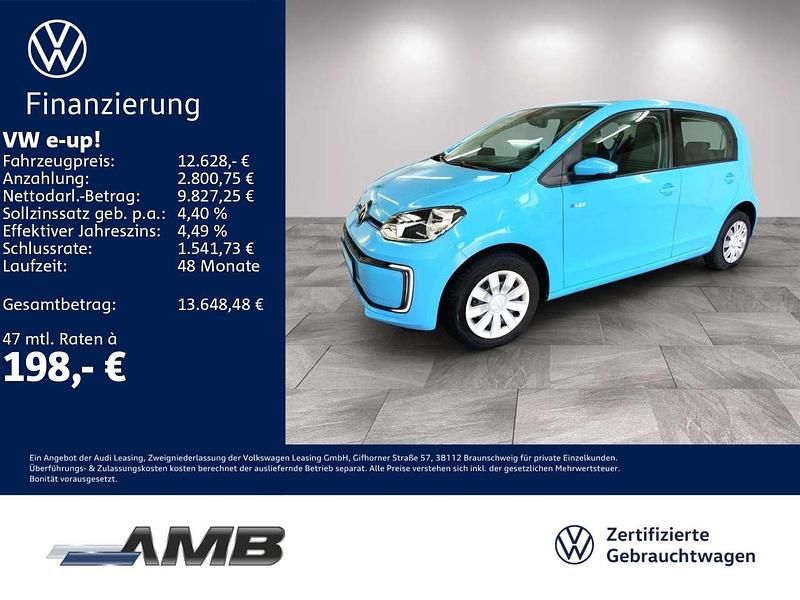 Blau Gebraucht 2020 VW e-up! Kleinwagen | 12.380 € (Fairer Preis) - Bild 1/1