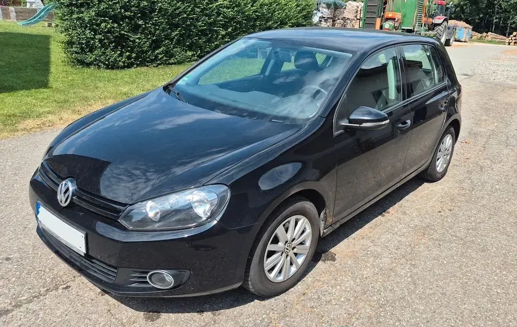 Gebraucht VW Golf VI Trendline 80 PS (58 kW) 2009 Schwarz Kleinwagen