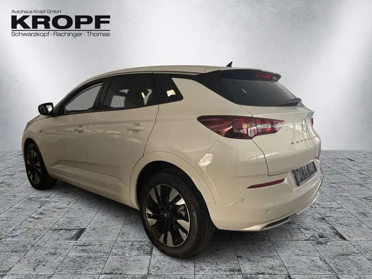 Gebraucht Opel Grandland X Elegance 131 PS (96 kW) 2023 Lack weiss banquise/deckende l SUV