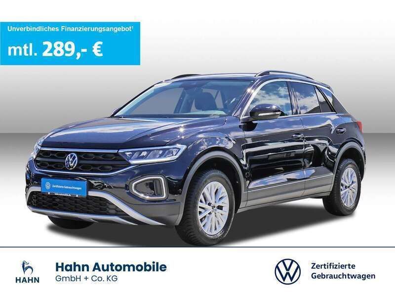 Deep black perleffekt Gebraucht 2023 VW T-Roc Life SUV | 22.550 € (Fairer Preis) - Bild 1/3