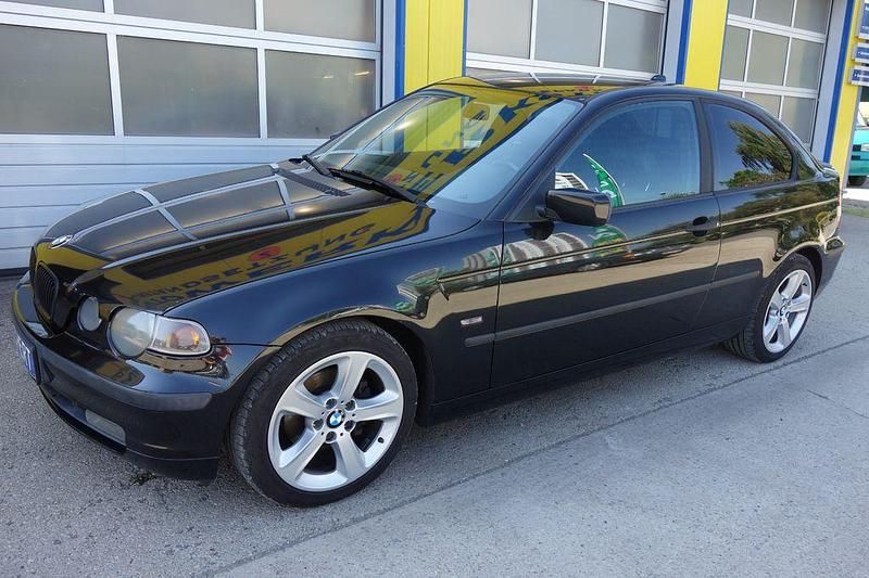 Schwarz Gebraucht 2001 BMW 316 Compact Sport Line Kleinwagen | 2.450 € (Fairer Preis) - Bild 1/4