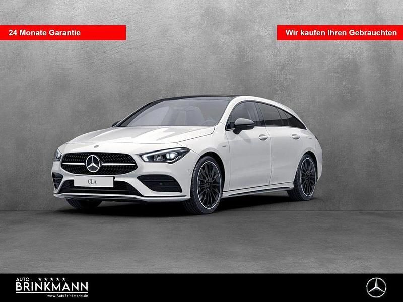 Unilack polarweiß Gebraucht 2021 Mercedes CLA250 Shooting Brake AMG line Kombi | 32.490 € (Fairer Preis) - Bild 1/4