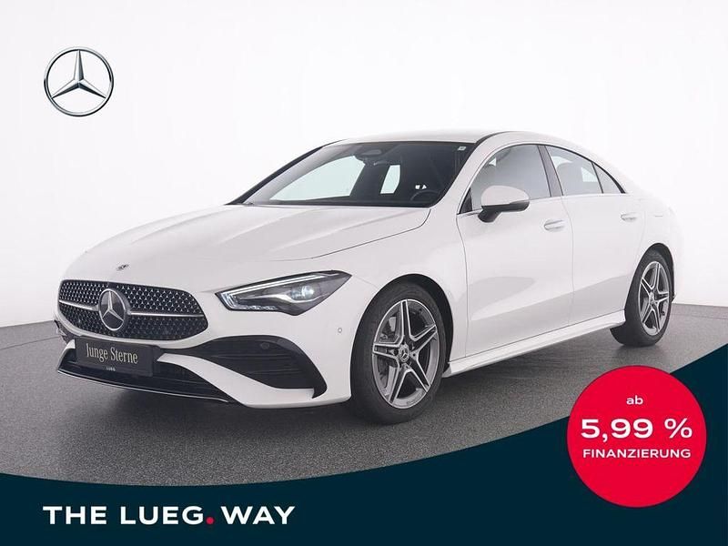 Unilack polarweiß Gebraucht 2024 Mercedes CLA200 AMG Coupé | 34.885 € (Guter Preis) - Bild 1/4