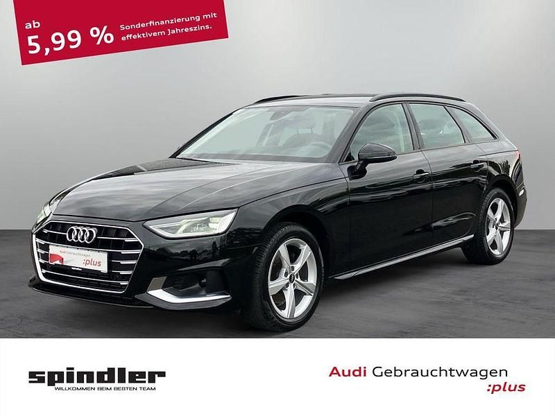 Mythosschwarz metallic Gebraucht 2021 Audi A4 Advanced Plus Kombi | 23.280 € (Guter Preis) - Bild 1/4