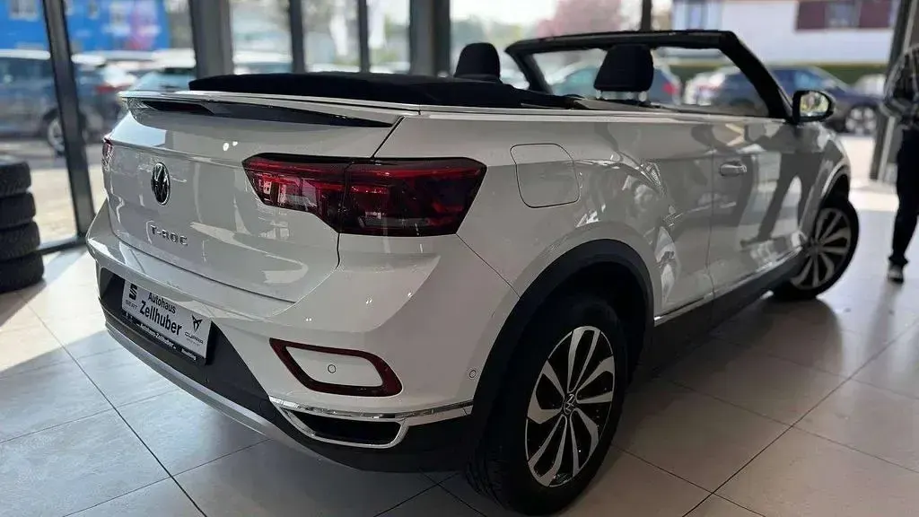 Gebraucht VW T-Roc Cabriolet Style 150 PS (110 kW) 2022 Weiß Cabrio