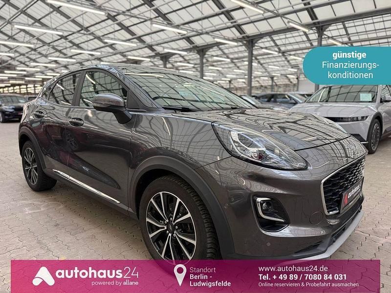 Grau Gebraucht 2021 Ford Puma Titanium SUV | 13.330 € (Superpreis) - Bild 1/4