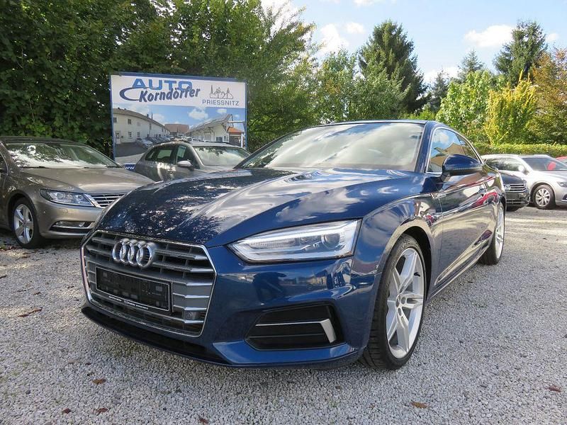 Blau Gebraucht 2017 Audi A5 Sport Coupé | 22.950 € (Fairer Preis) - Bild 1/4