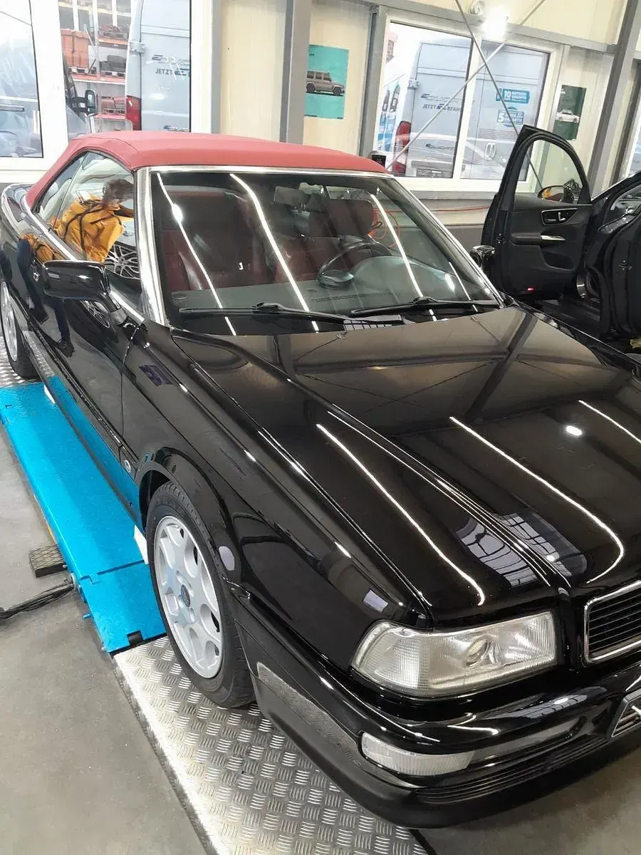 Gebraucht Audi Cabriolet 116 PS (85 kW) 1996 Schwarz Cabrio