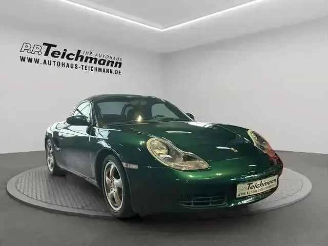 Second-hand Porsche Boxster 220 CP (161 kW) 2000 Verde Cabrio