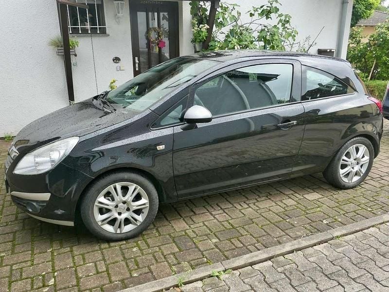 Gebraucht Opel Corsa Edition 69 PS (50 kW) 2009 Schwarz Limousine