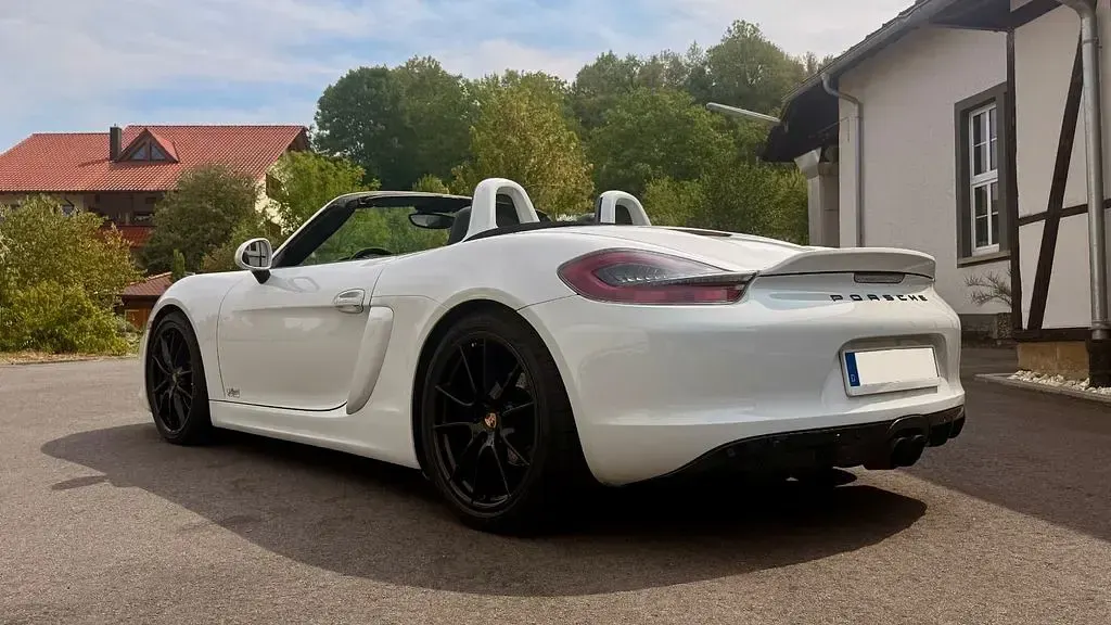 Gebraucht Porsche Boxster 315 PS (231 kW) 2014 Weiß Cabrio