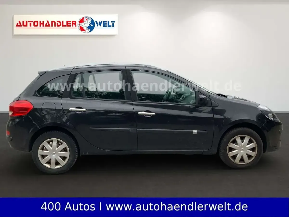 Gebraucht Renault Clio GrandTour Dynamique 101 PS (74 kW) 2008 Schwarz Kombi