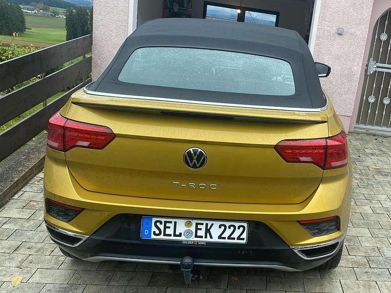 Gebraucht VW T-Roc Cabriolet Style 110 PS (80 kW) 2020 Gelb Cabrio