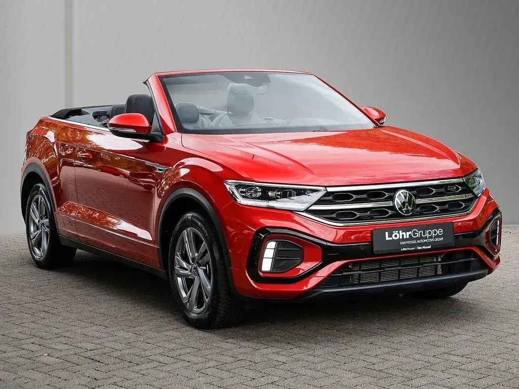 Gebraucht VW T-Roc Cabriolet R-line 150 PS (110 kW) 2025 Kings red metallic Cabrio