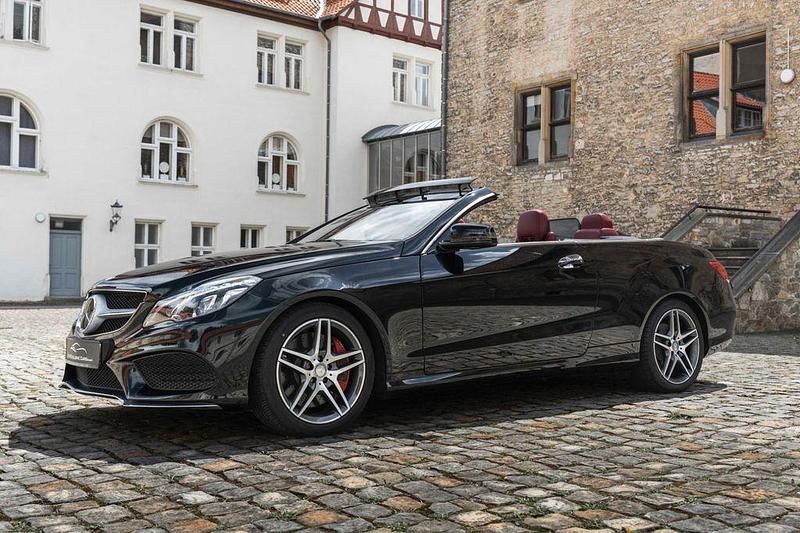 Gebraucht Mercedes E550 AMG line 408 PS (300 kW) 2014 Schwarz Cabrio