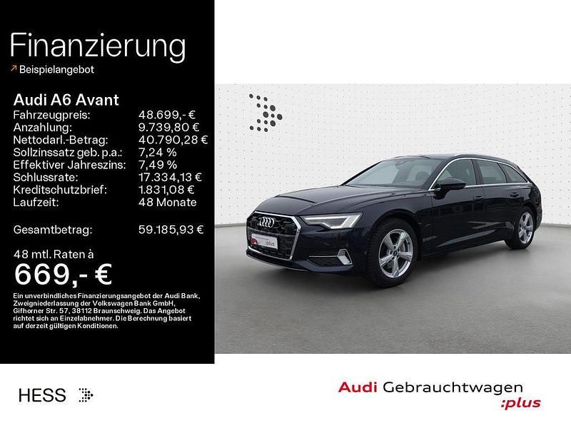 Firmamentblau metallic Gebraucht 2025 Audi A6 Advanced Kombi | 48.699 € - Bild 1/4