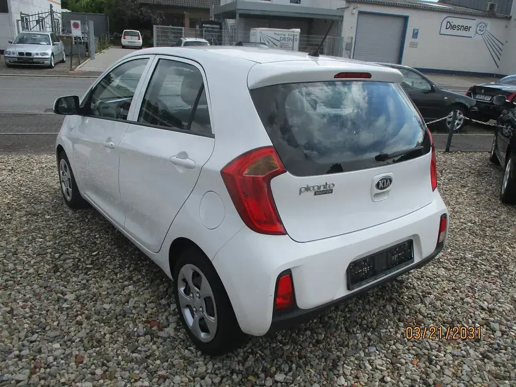 Gebraucht Kia Picanto 67 PS (49 kW) 2017 Weiß Kleinwagen