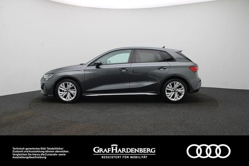 Usata Audi A3 S-Line 150 CV (110 kW) 2025 Grigio Berlina