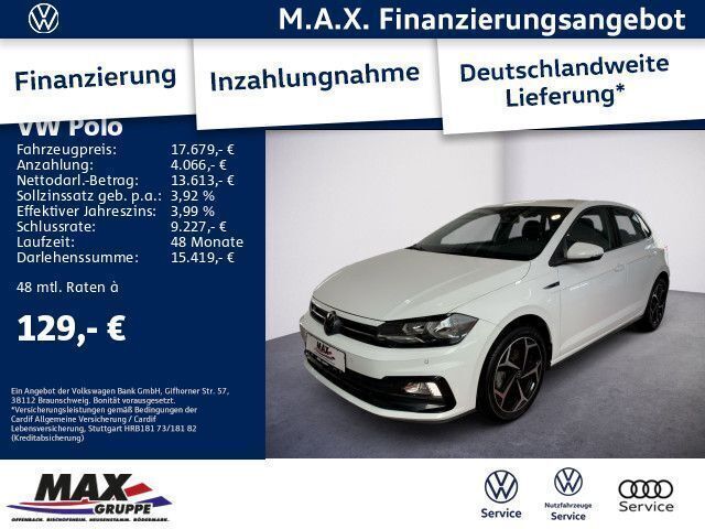 Pure white Gebraucht 2021 VW Polo R-line Limousine | 17.679 € (Guter Preis) - Bild 1/3