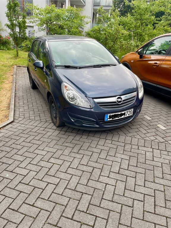 Blau Gebraucht 2008 Opel Corsa Innovation Limousine | 1.950 € (Superpreis) - Bild 1/4