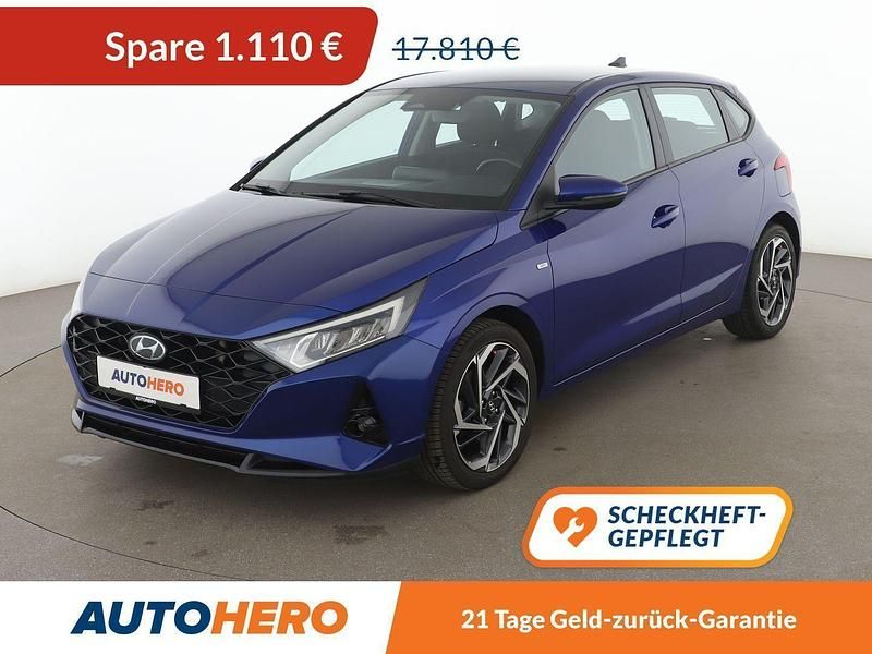 Blau Gebraucht 2020 Hyundai i20 Intro Edition Limousine | 16.700 € (Fairer Preis) - Bild 1/3