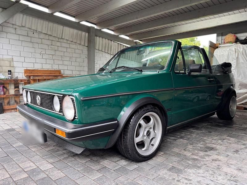 Grün Gebraucht 1987 VW Golf Cabriolet Cabrio | 9.750 € - Bild 1/4