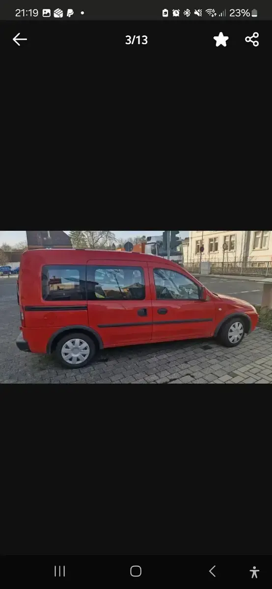 Gebraucht Opel Combo 99 PS (72 kW) 2016 Rot Van / Kleinbus