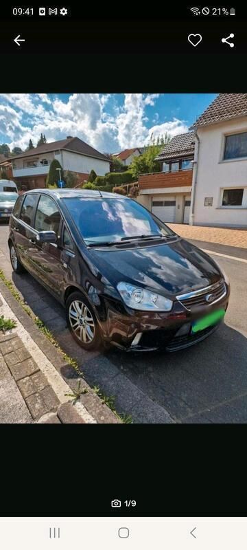 Schwarz Gebraucht 2008 Ford C-MAX Van / Kleinbus | 1.000 € - Bild 1/2