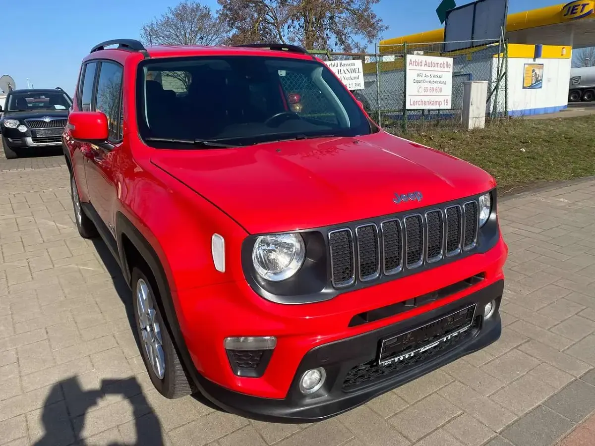 Gebraucht Jeep Renegade Longitude 120 PS (88 kW) 2018 Colorado red clear coat SUV