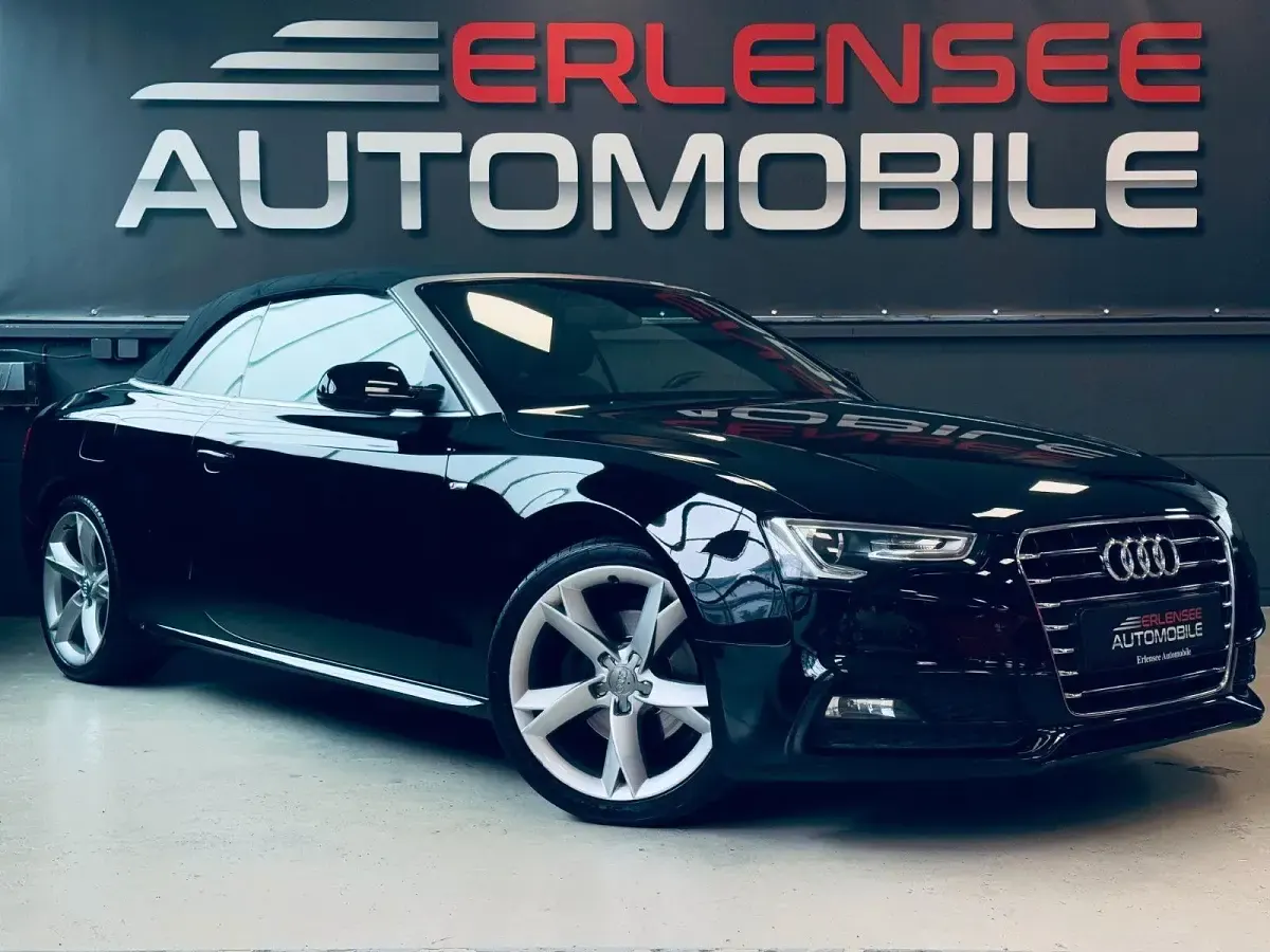 Używany Audi A5 Cabriolet S-line plus 190 KM (139 kW) 2016 Czarny Kabriolet