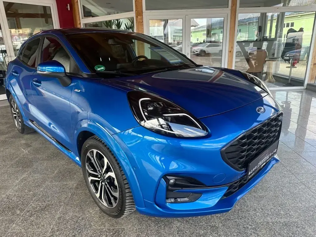 Gebraucht Ford Puma ST-Line X 125 PS (91 kW) 2021 Blau SUV