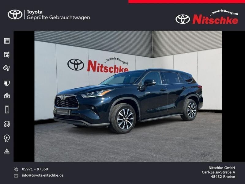 Attitude black mc. Gebraucht 2021 Toyota Highlander Hybrid Executive SUV | 45.990 € - Bild 1/4