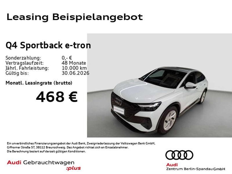 Gebraucht Audi Q4 e-tron 210 kW (286 PS) 2025 Gletscherweiß metallic SUV