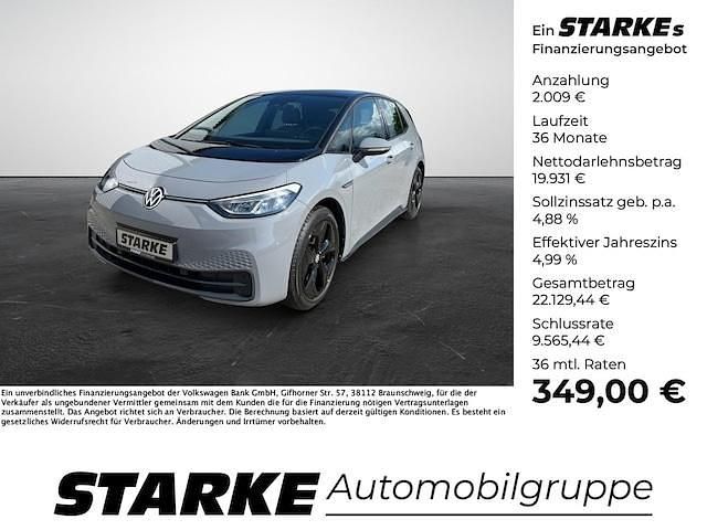 Grau (mondsteingrau) Gebraucht 2022 VW ID.3 Pro Kleinwagen | 21.940 € (Fairer Preis) - Bild 1/4