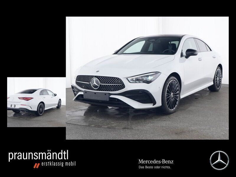 Weiß Gebraucht 2023 Mercedes CLA250e AMG Limousine | 41.350 € (Teuer) - Bild 1/4