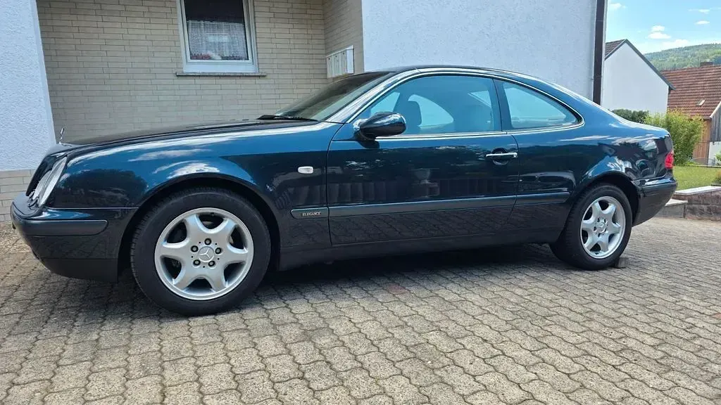 Gebraucht Mercedes CLK200 Elegance 136 PS (100 kW) 1998 Grün Coupé