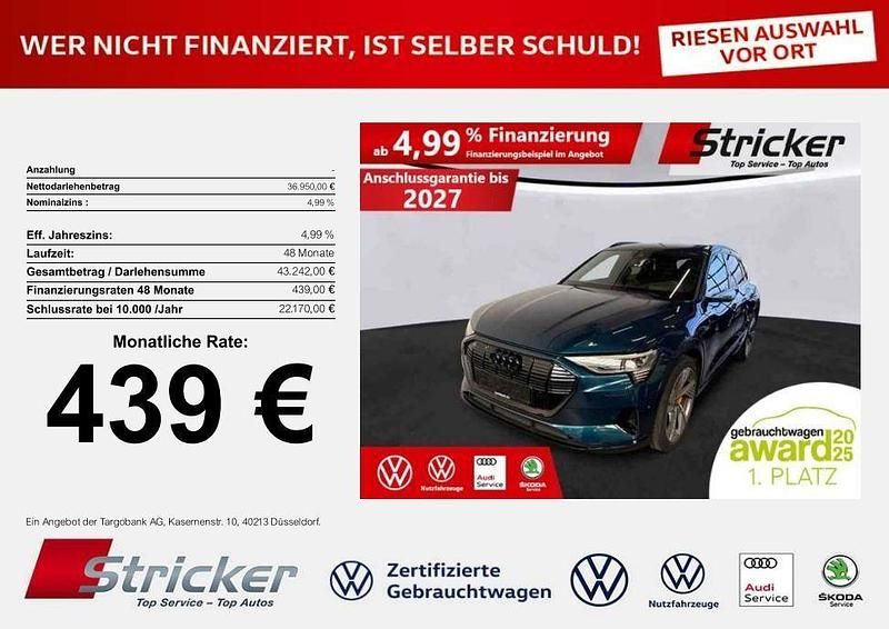 Gebraucht Audi e-tron Sport 300 kW (408 PS) 2022 Galaxisblau metallic SUV