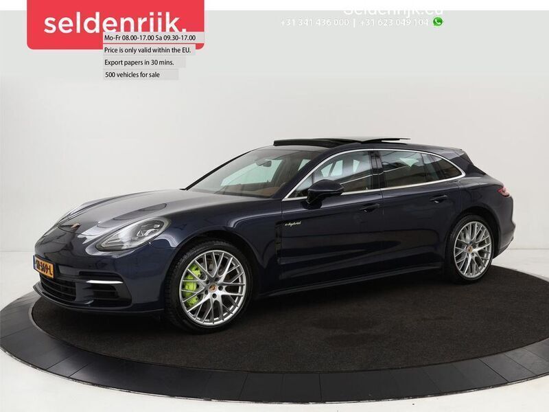 Blau Gebraucht 2018 Porsche Panamera S E-Hybrid Sport Turismo Limousine | 45.900 € (Superpreis) - Bild 1/4