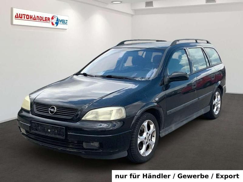 Schwarz Gebraucht 2002 Opel Astra Elegance Kombi | 499 € (Superpreis) - Bild 1/3