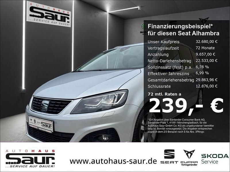 Silber Gebraucht 2021 Seat Alhambra XCELLENCE Van / Kleinbus | 32.680 € (Fairer Preis) - Bild 1/4