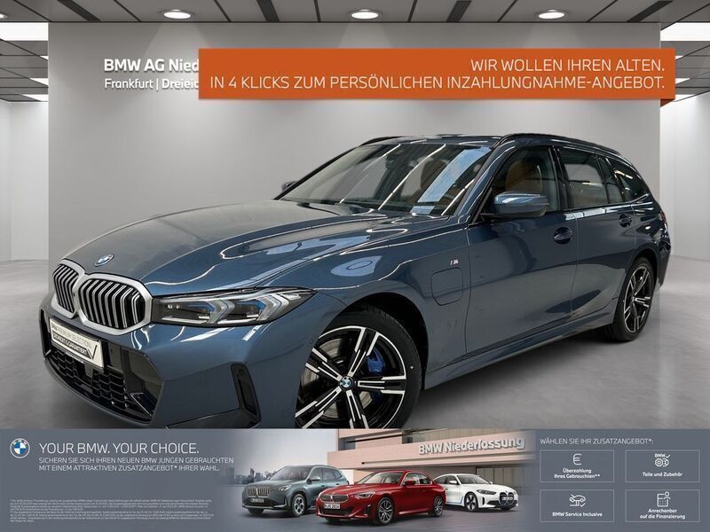 Blau Gebraucht 2024 BMW 330e M Sport Kombi | 58.340 € - Bild 1/3