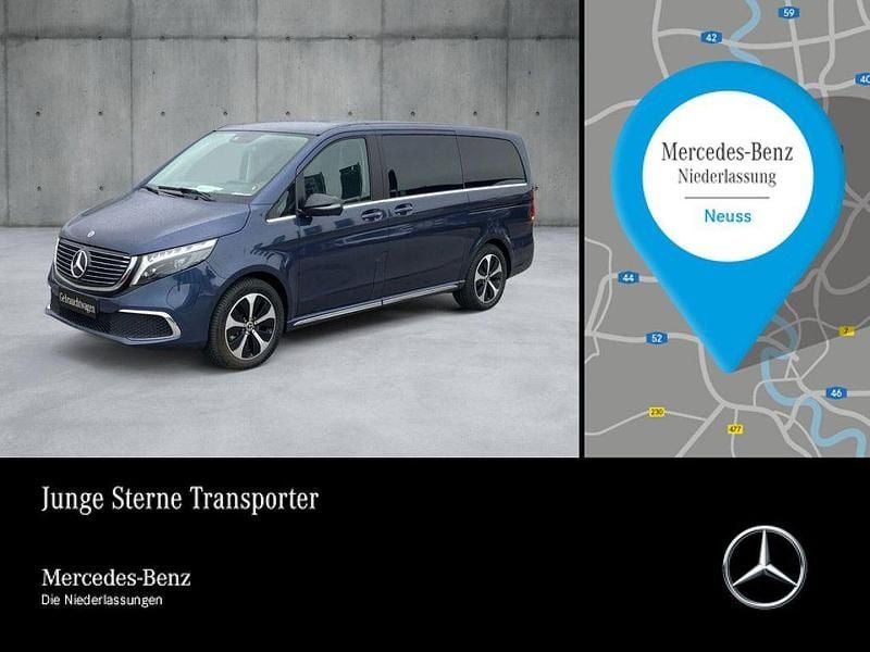 Blau Gebraucht 2024 Mercedes EQV300 Avantgarde Van / Kleinbus | 53.980 € (Etwas zu teuer) - Bild 1/4