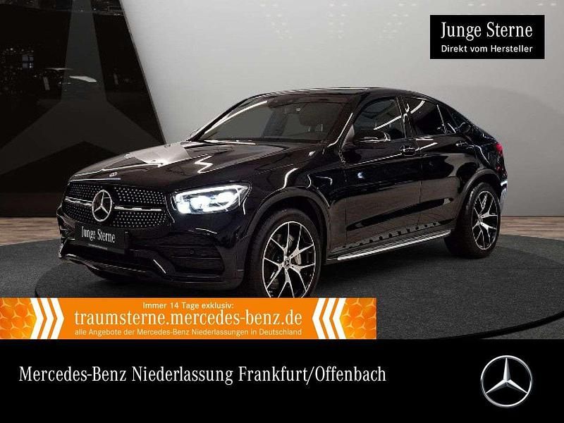 Schwarz Gebraucht 2021 Mercedes GLC400d AMG Coupé | 56.890 € (Teuer) - Bild 1/3