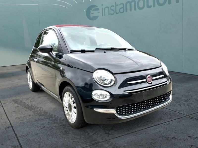Schwarz Gebraucht 2021 Fiat 500C Dolcevita Cabrio | 13.490 € (Fairer Preis) - Bild 1/3